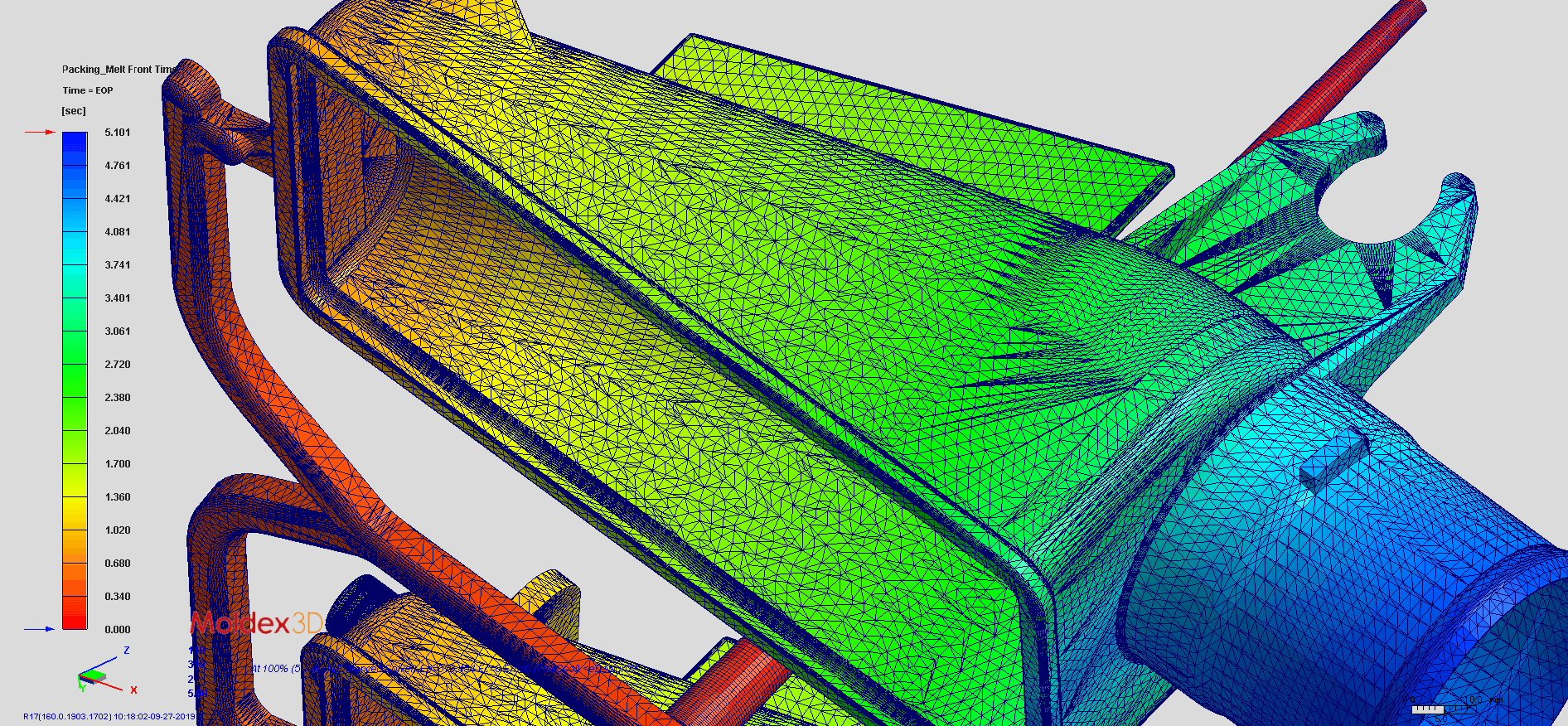 Mould Flow Analysis - Mesh